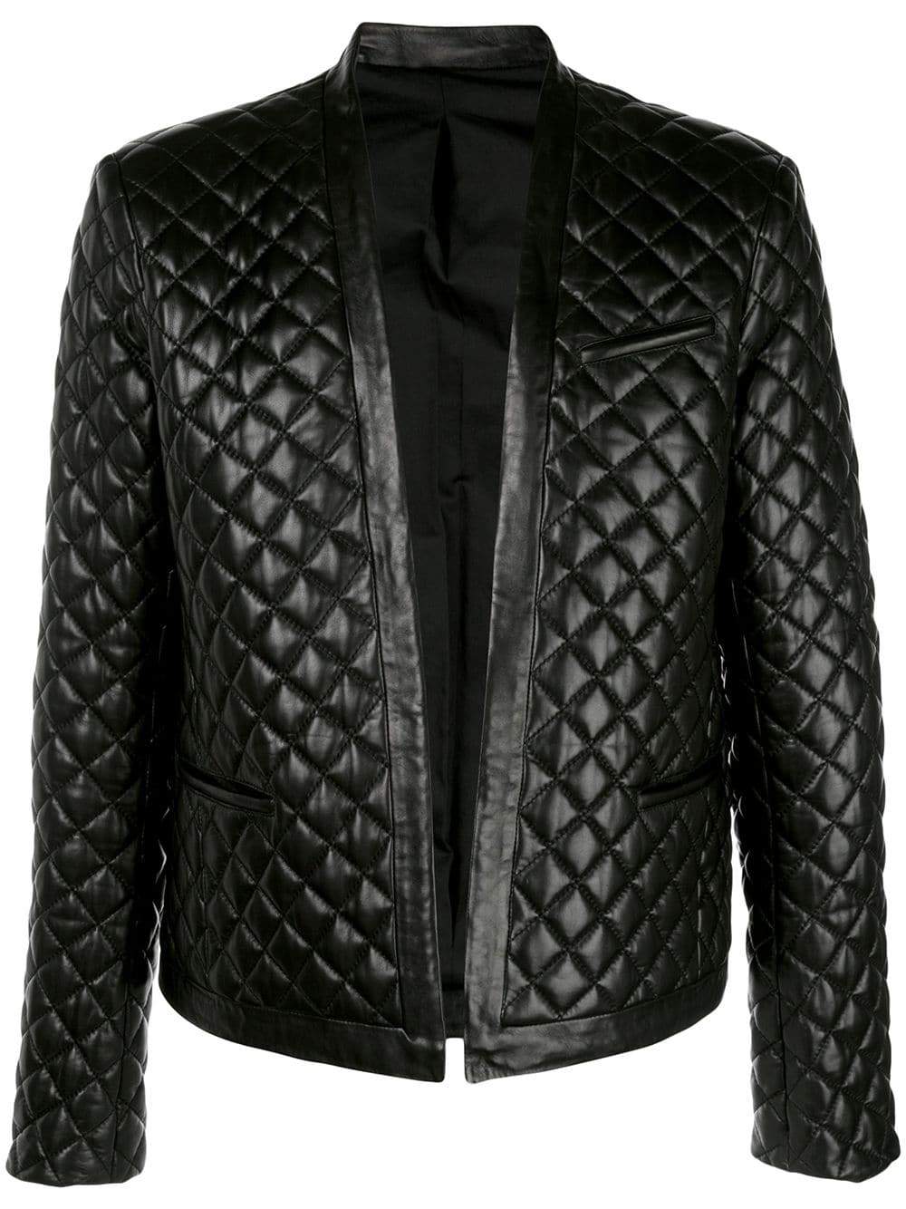 BALMAIN quilted open-front jacket